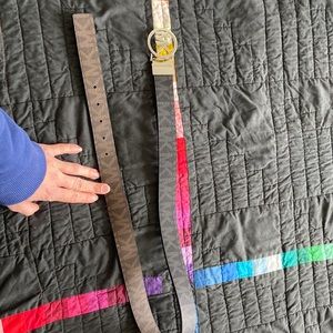 Michael kors leather reversible belt size M